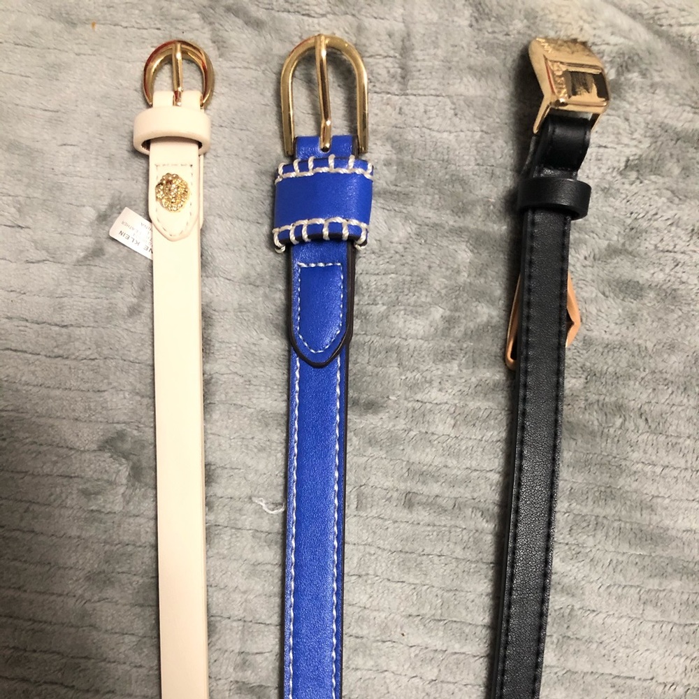 Anne Klein leather belts (3)